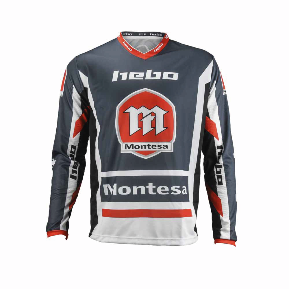 SHIRT MONTESA CLASSIC III GREY/BLACK MEDIUM